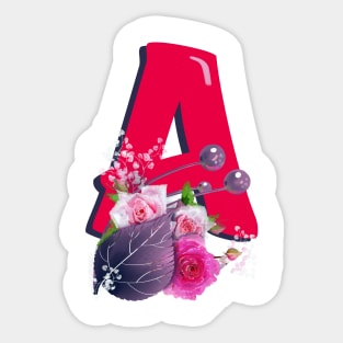 Letter A Sticker